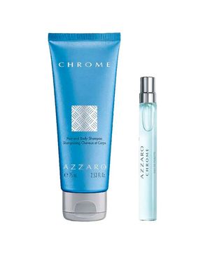 kit azzaro chrome perfume eau de toilette travel size