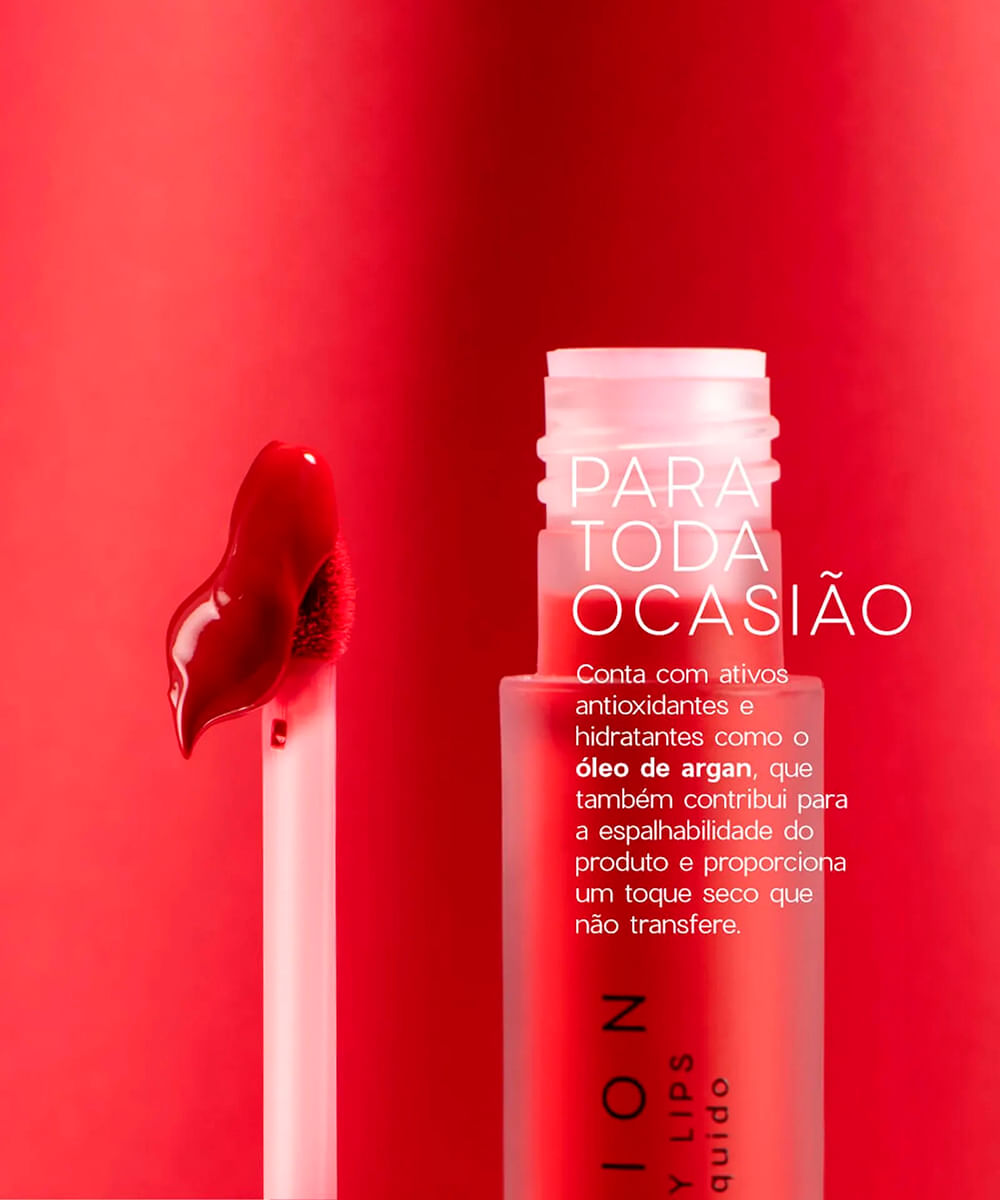 batom líquido oceane color my lips edition real deal
