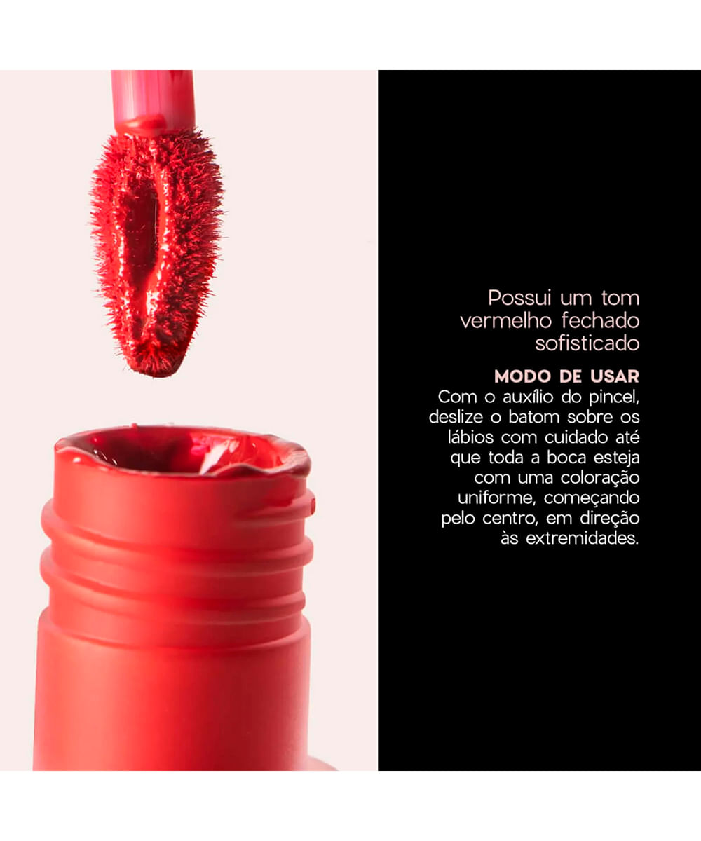 batom líquido oceane color my lips edition real deal