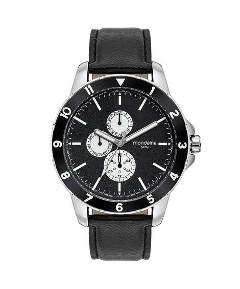 relógio muntifunção mondaine 99670G0MVNH1 prateado