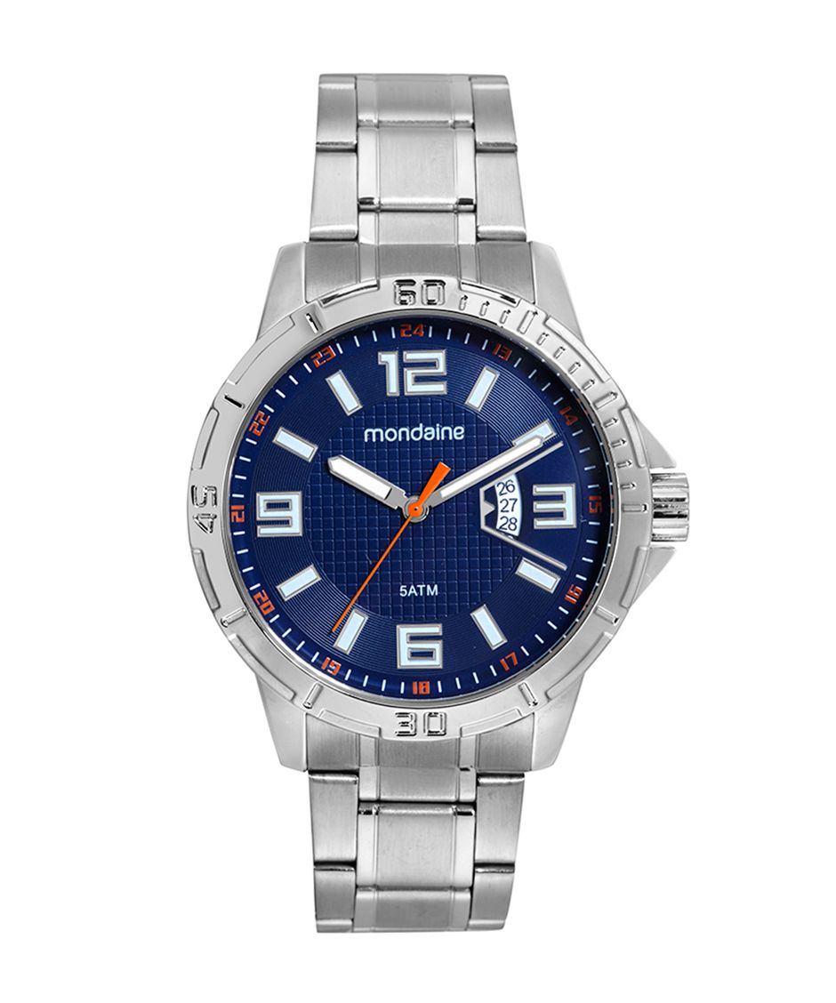 relógio analógico mondaine 99735G0MVNE2KB prateado