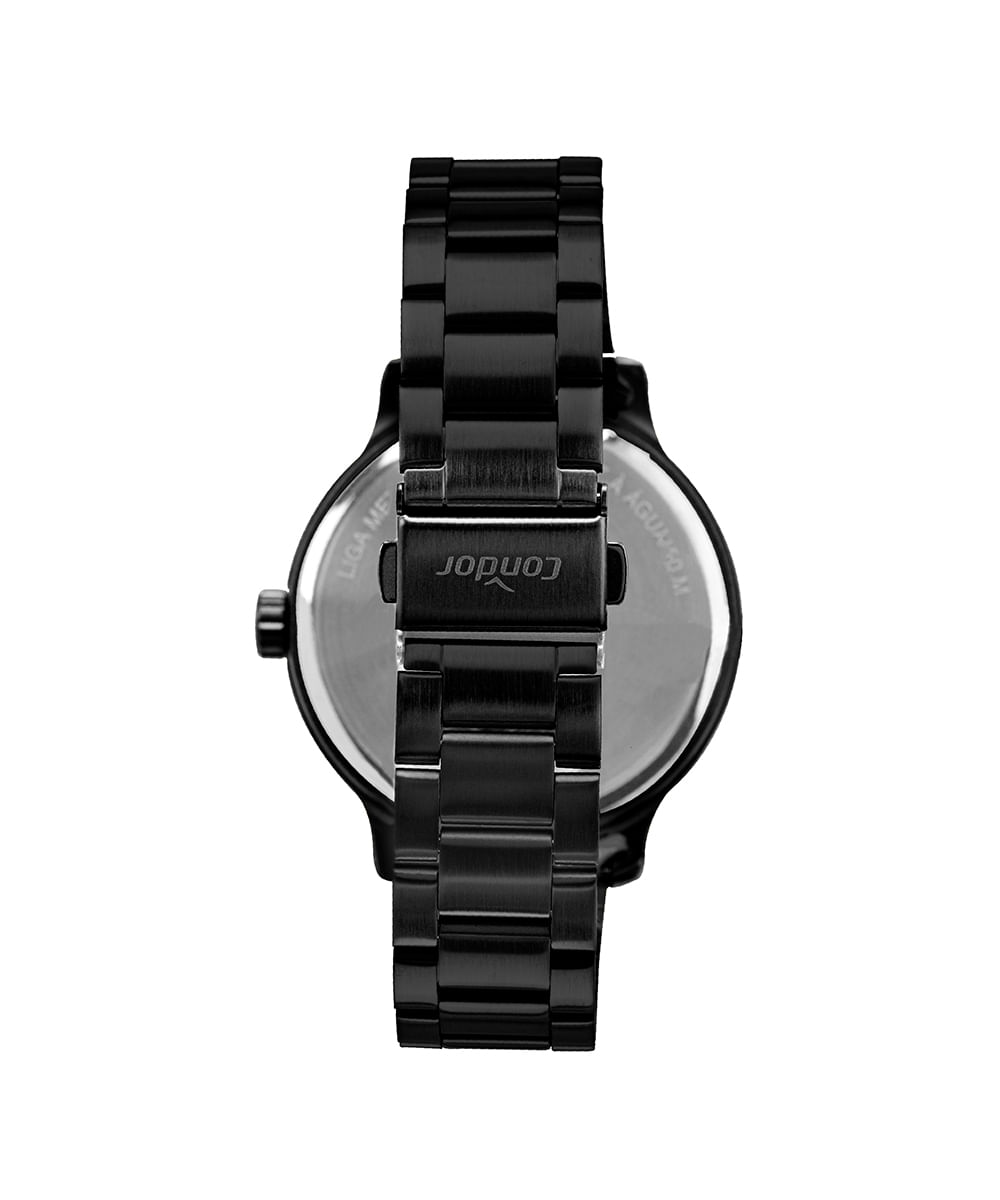 relógio analógico condor CO2115MXF preto