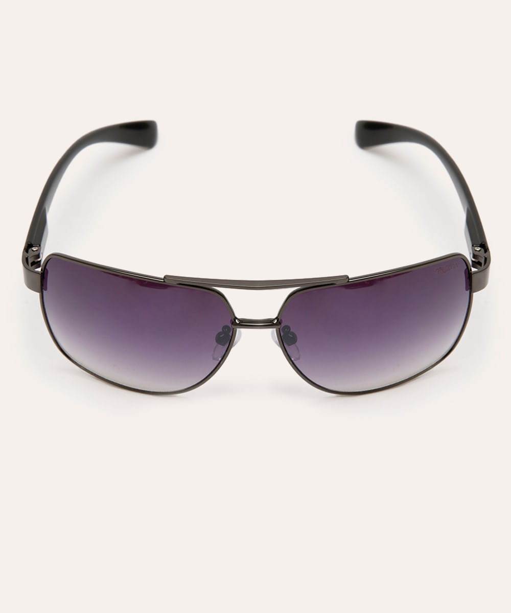 óculos de sol triton quadrado cinza