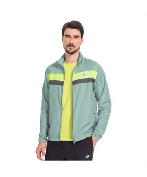 Jaqueta New Balance Corta Vento Windbreak Masculino Verde