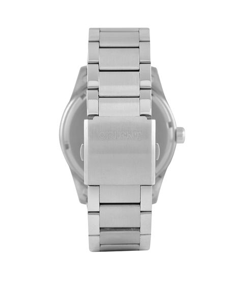 relógio masculino orient analógico calendário mbss1360 d2sx prateado