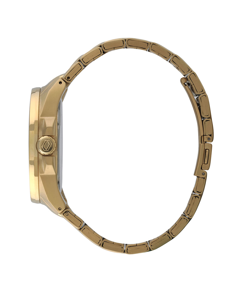 relógio analógico orient MGSS1143 dourado