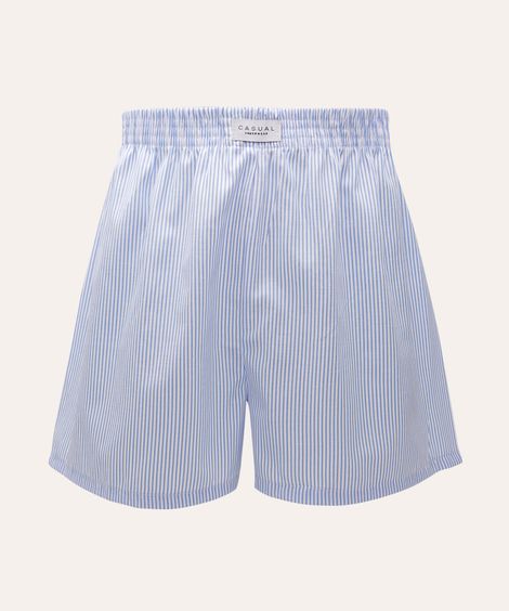 cueca samba canção listrada azul