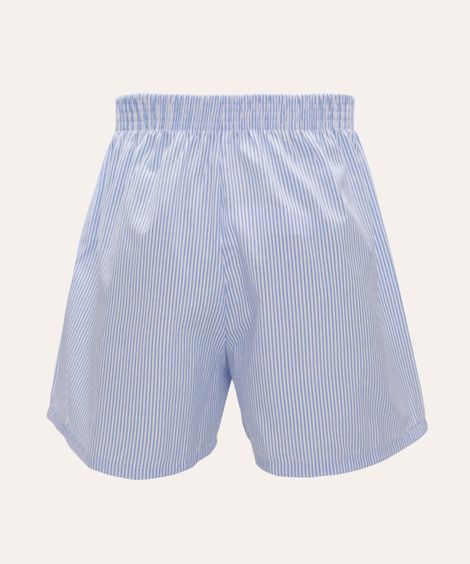 cueca samba canção listrada azul