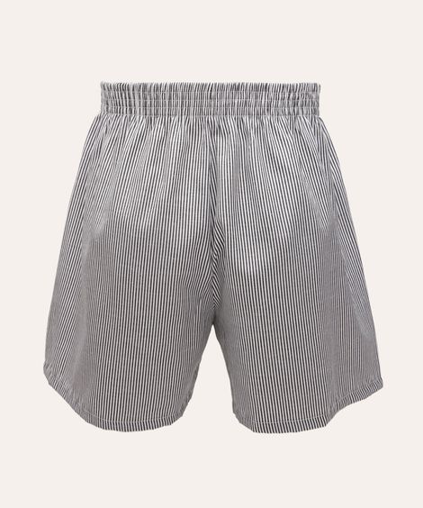 cueca samba canção listrada preta