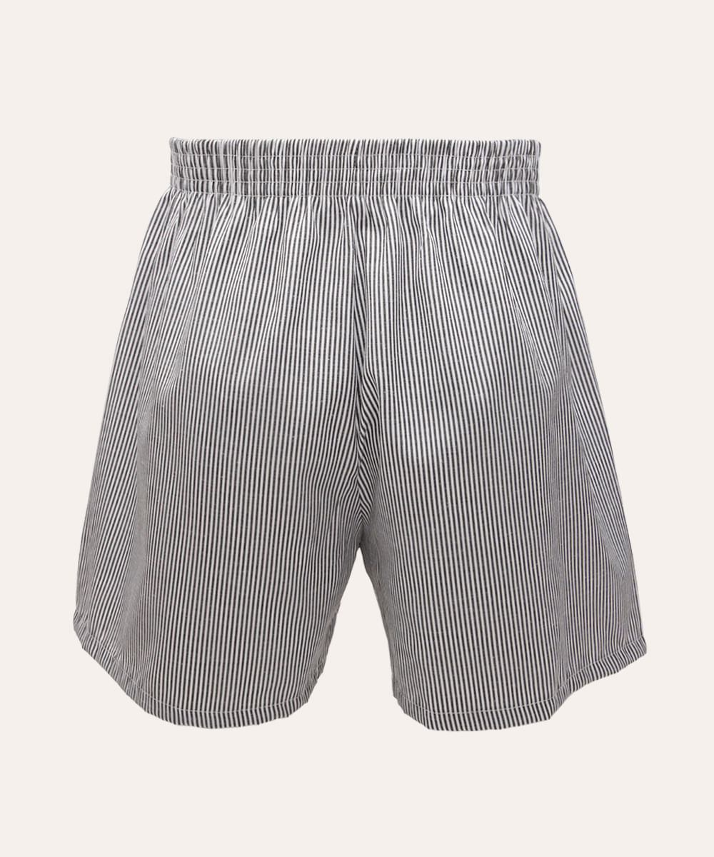 cueca samba canção listrada preta