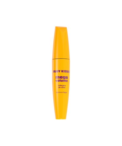 máscara de cílios ruby kisses à prova d'água mega volume preta