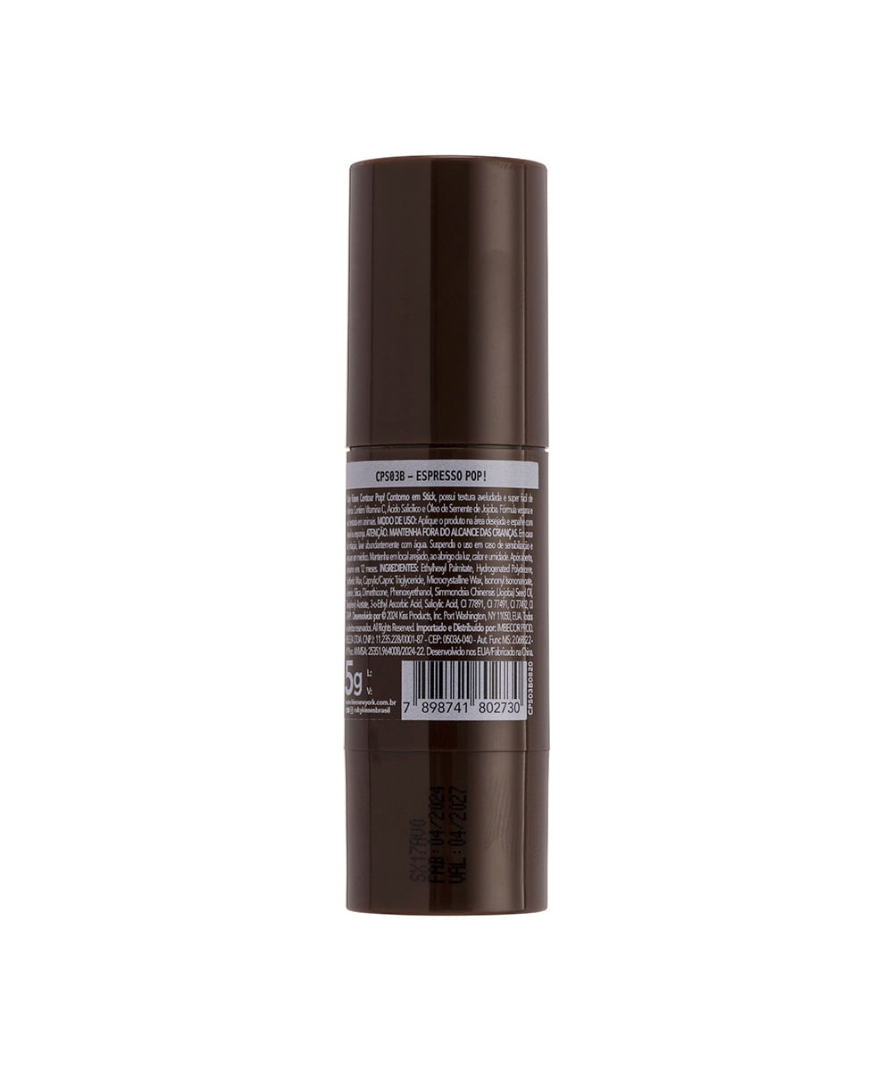 contour pop ruby kisses contorno em stick espresso pop marrom