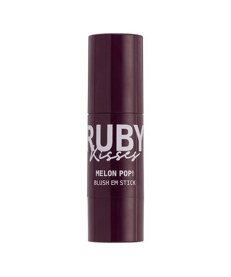 ruby kisses melon pop blush em stick plum pop roxo