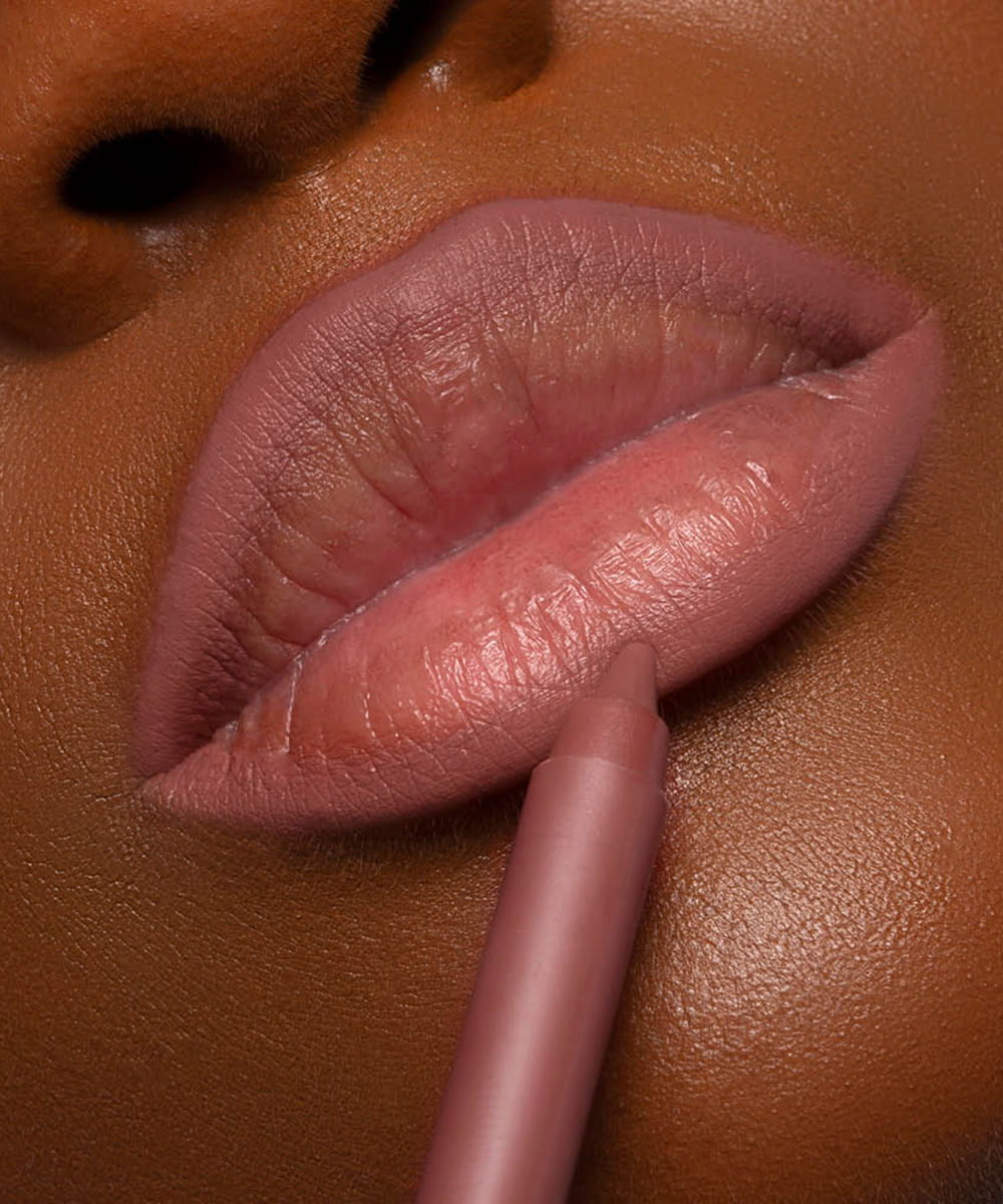 lápis apontável dailus para contorno labial taupe vermelho