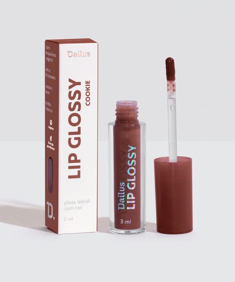 lip glossy dailus cookie marrom