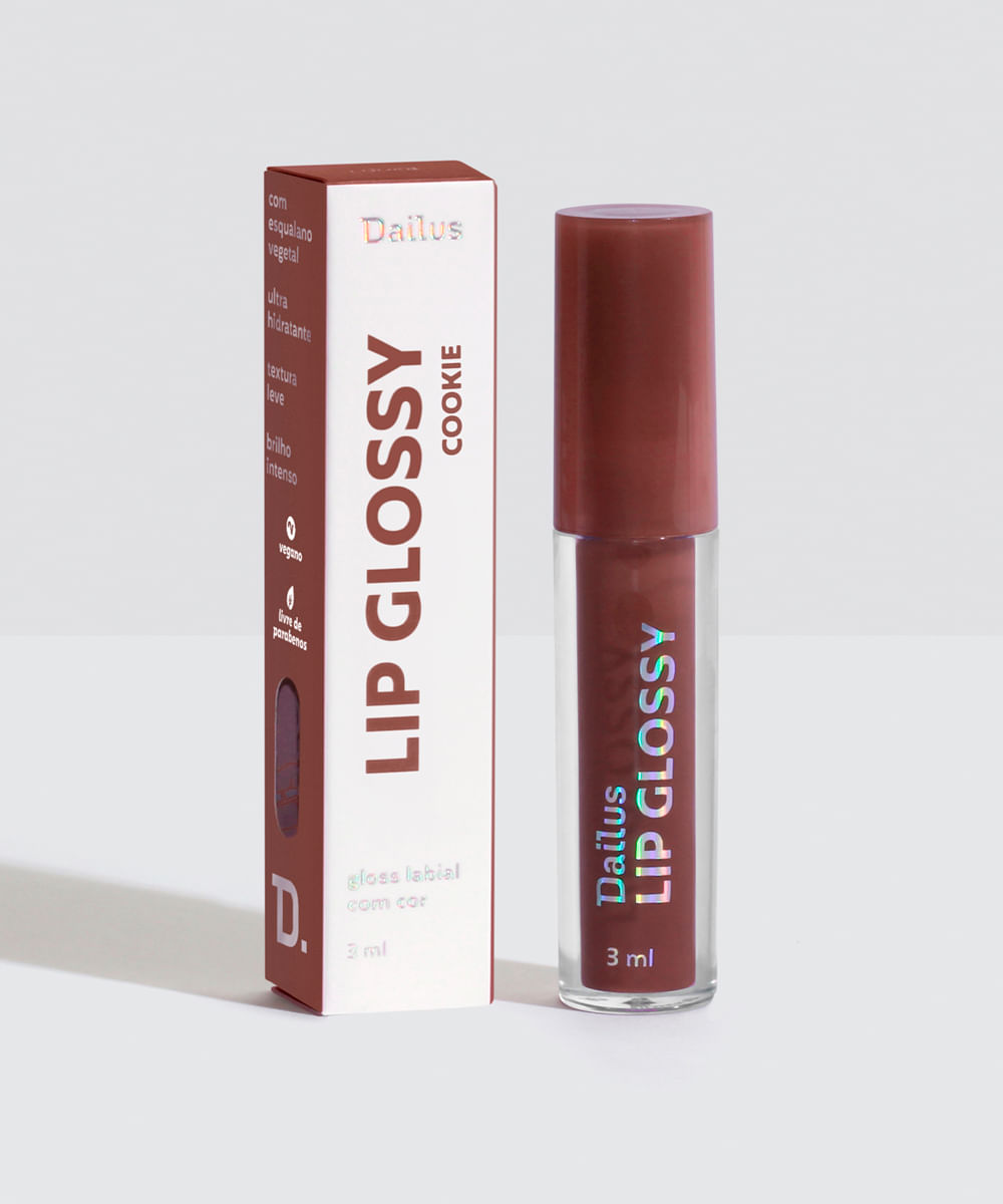lip glossy dailus cookie marrom