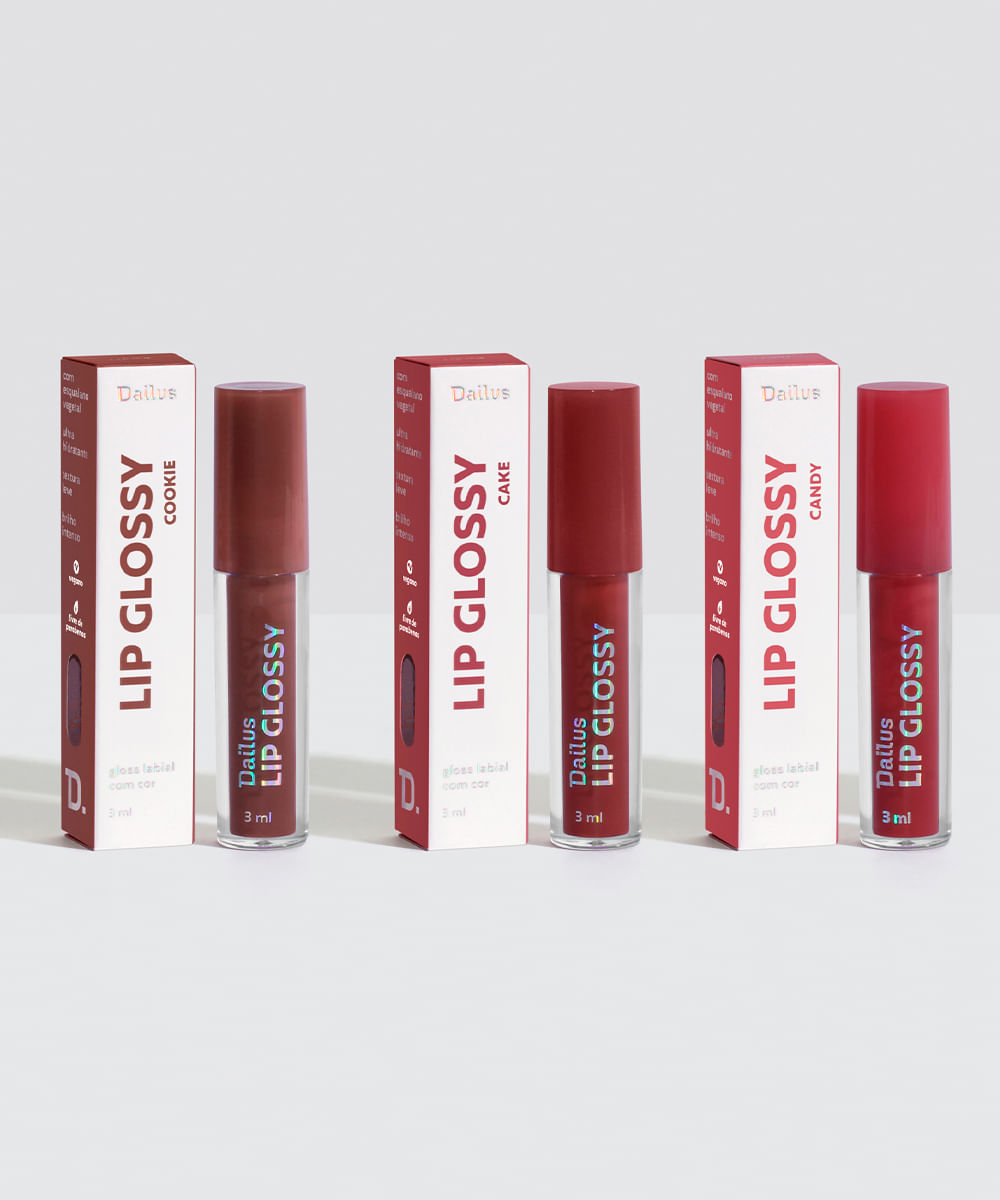 lip glossy dailus cookie marrom
