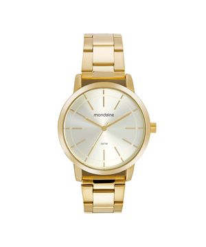 Relógio Feminino Minimalista Dourado