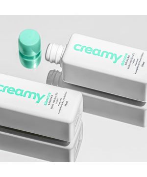 Kit Creamy Ácido Salicílico Solução Tônica Antiacne e Eye Cream Creme Antirugas Clareador (2 produtos)