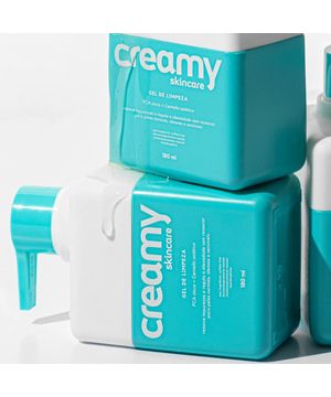 Kit Creamy Skincare  Ácido Skincare Glicólico e Gel de Limpeza  (2 produtos)