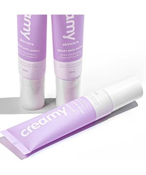 Kit Creamy Ácido Skincare Glicólico e Anti-Aging (2 produtos)