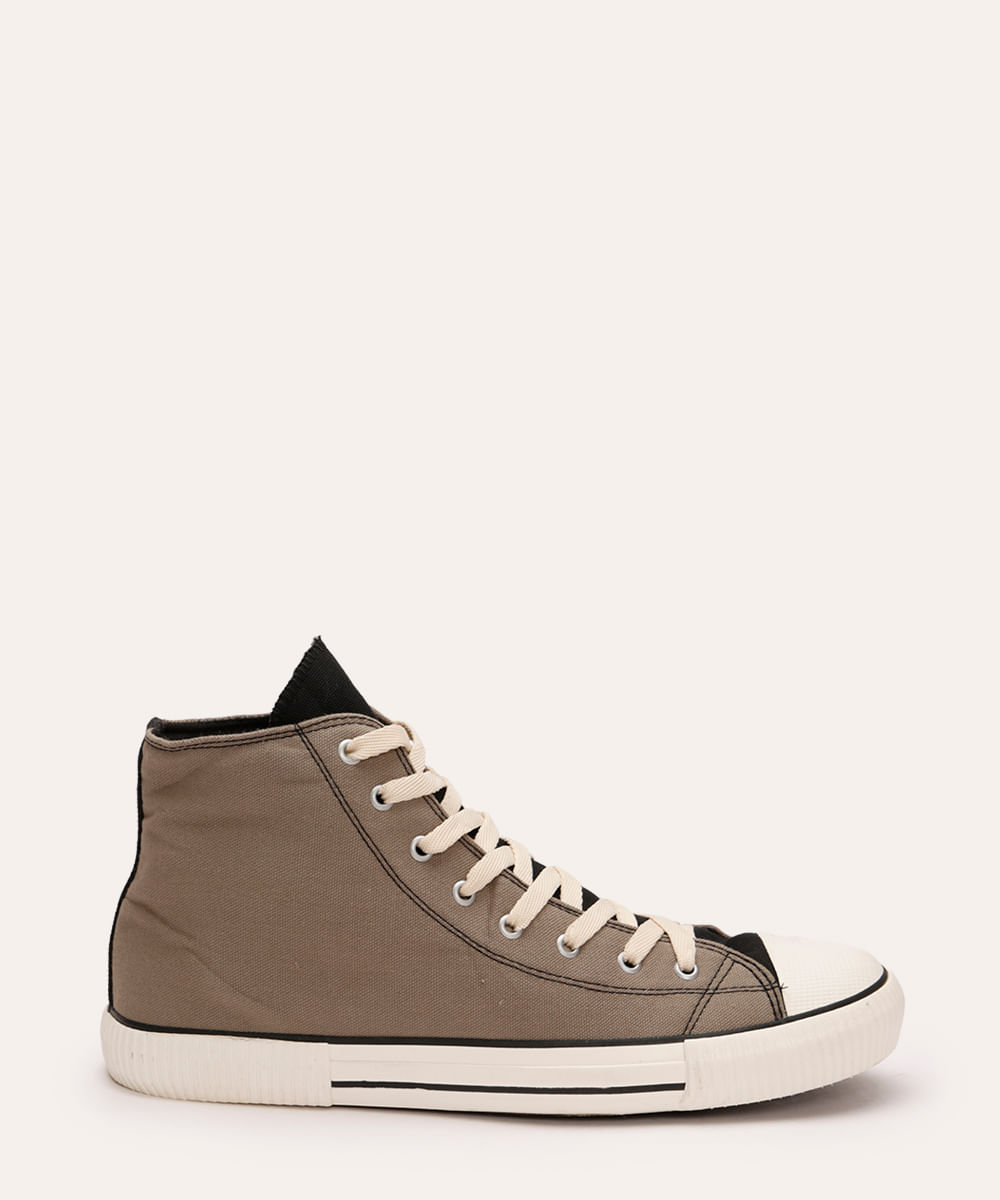 tênis casual cano alto oneself verde