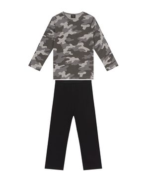 Pijama Infantil Masculino Urso Masculino Select Preto