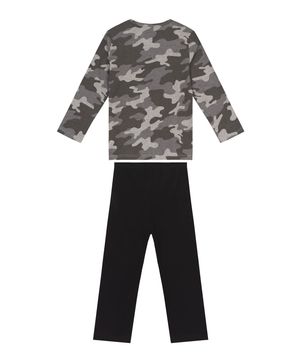 Pijama Infantil Masculino Urso Masculino Select Preto