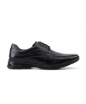 Sapato Social Smart Democrata Spot Couro 448026 Preto