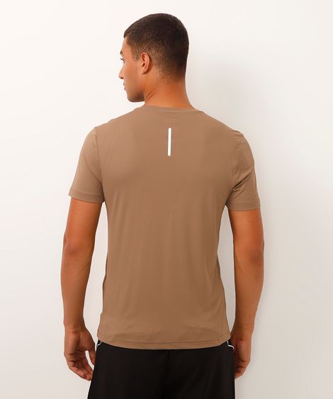 camiseta esportiva manga raglan bege