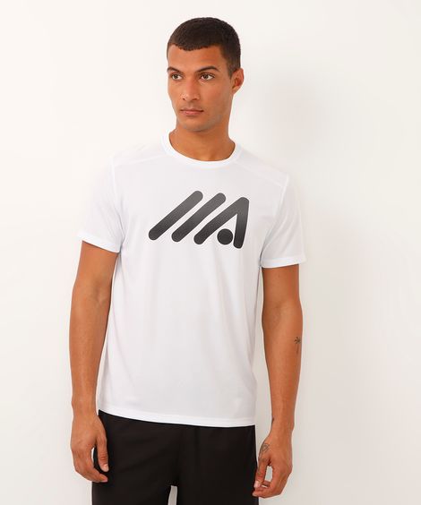 camiseta manga curta branca
