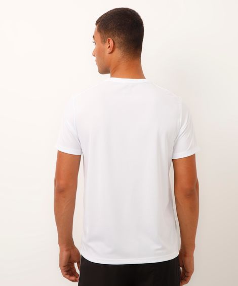 camiseta manga curta branca