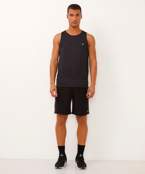 bermuda masculina com bolsos preta