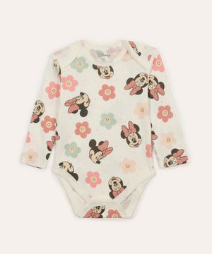 body de algodão infantil minnie off white