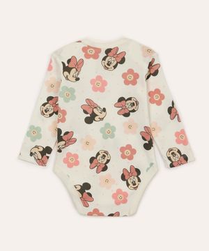 body de algodão infantil minnie off white