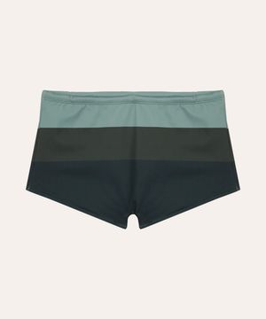 sunga boxer listrada proteção uv verde