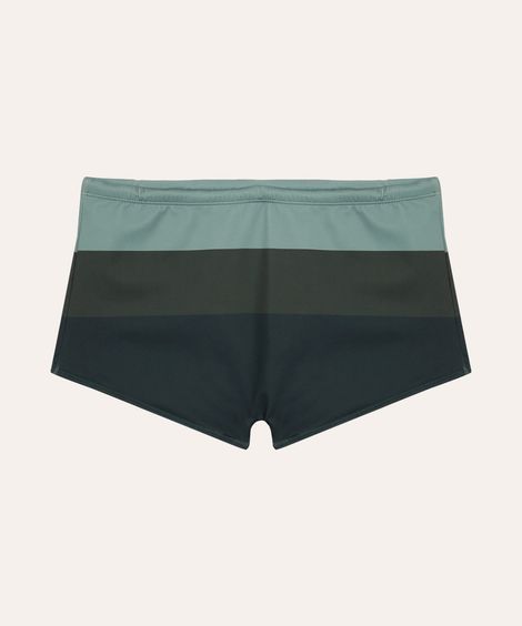 sunga boxer listrada proteção uv verde