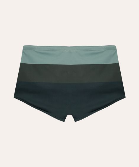sunga boxer listrada proteção uv verde