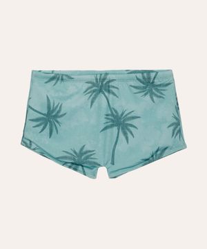 sunga boxer coqueiro proteção uv verde