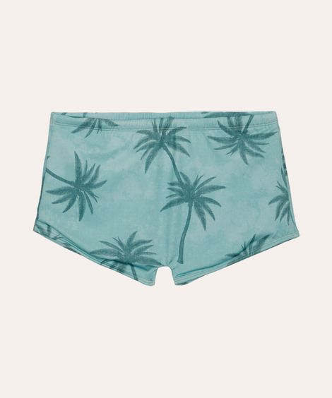 sunga boxer coqueiro proteção uv verde