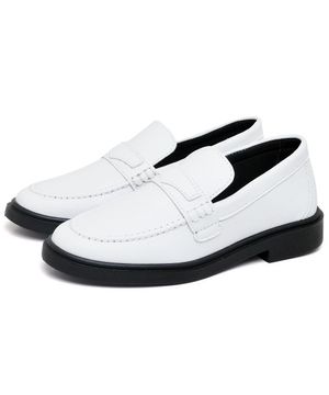 Sapato Mocassim de Salto Feminino DUBUY 1416FG Branco