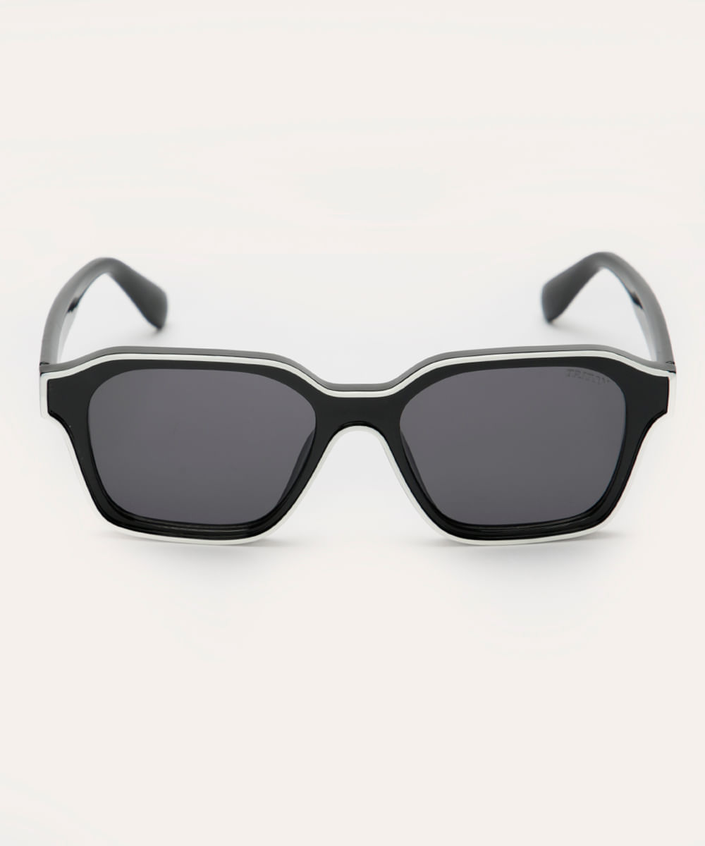 óculos de sol quadrado triton preto