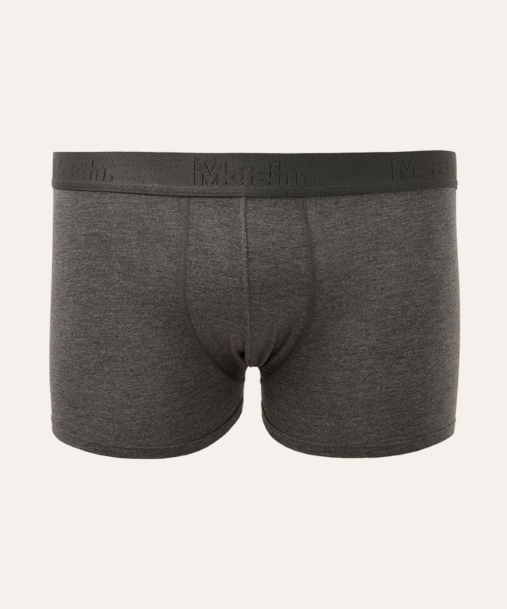 cueca boxer de viscose mash cinza
