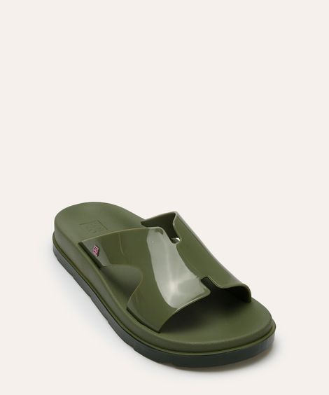 chinelo slide zaxy verde