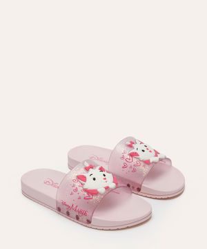 chinelo slide infantil marie rosa