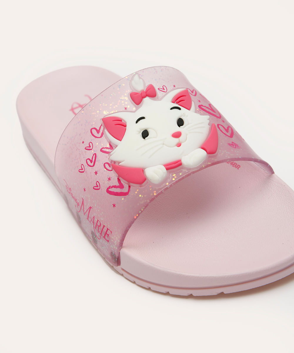 chinelo slide infantil marie rosa