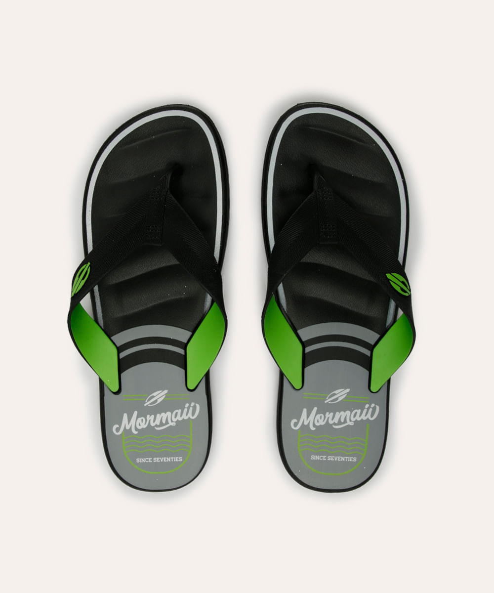 chinelo mormaii preto