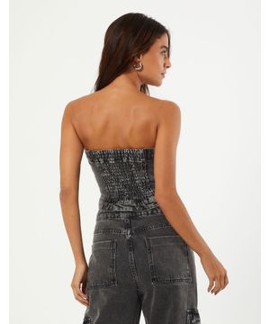 Top Corset Black Jeans - Black Jeans