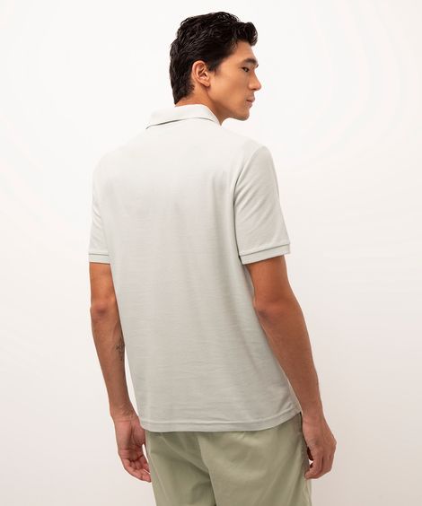 polo comfort básica de piquet - verde