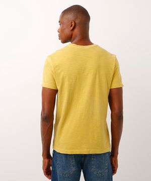 camiseta comfort de algodão st tropez amarelo